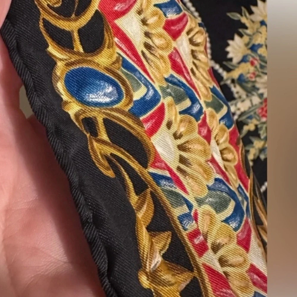 CHRISTIAN DIOR SCARF 100% Silk w/TAG Size 34” X36”